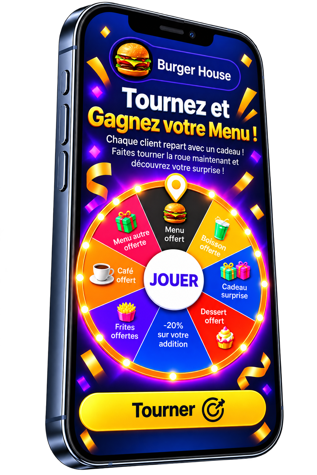 Jeu roue de la chance Fideliz